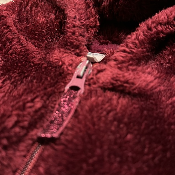 Arizona company Super Cozy Girls deep plum Girls  Zip Up  10/12 - Picture 3 of 4